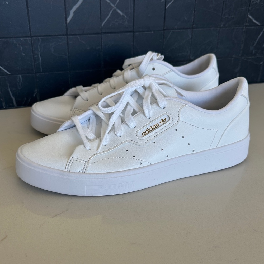 Adidas Classic White Tennis Shoes